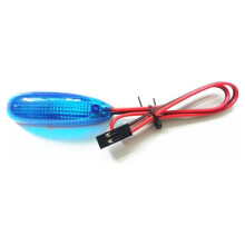 Low Voltage Warning Navigation Light with LED Alarm, Suitable for ROGs Fixed-Wing Aircraft, Quadcopters