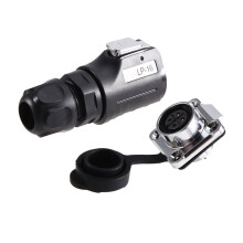 LP16 Semi-Metallstecker 4-Pin Männlich/Weiblich Wasserdichter Runder Luftfahrtstecker für Industrielle Elektrische Ausrüstung