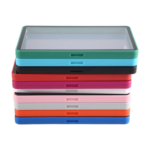 10pcs Magnetic Card Case Multicolor Card Display Case Card Slab Card Accessories