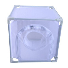 Butterfly Cage Breathable with Sleeve with Two Zippers Protection Cover Ornamental Cage for Indoor Outdoor White