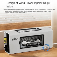 Desktop Wind Tunnel Model Wind Tunnel Simulator, Display Dynamic Airf Water Mist Compatible 1:64 1:43 Scale Car Model