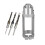 Squarehole Drill Bit Adapter Square Hole Drill Fixing Bracket for 38 to 43mm Drill Chucks 19mm Diameter 1