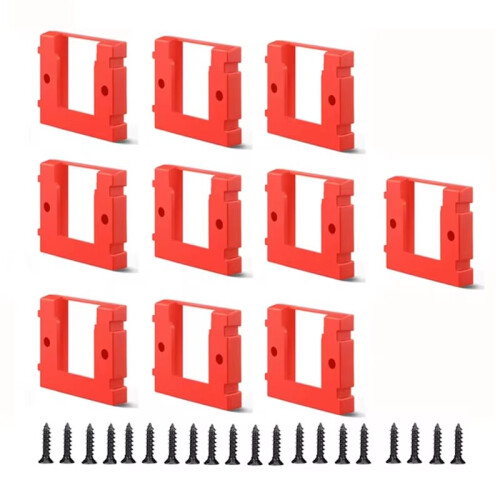 10Pcs Battery Holder Wall Mount for  Power X-Change Tool - Organize Your Workspace