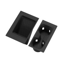 For Patrol Y63 2025 2026 Silicone Wireless Charging Pad+Cup Holder Insert Set Interior Accessories