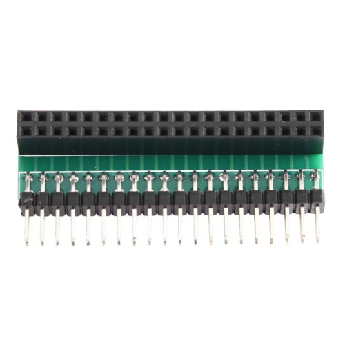 For Raspberry Pi GPIO Extension Board - 40-Pin Right-Angle Header for Pi 5/4B/3B+ (Plug & )
