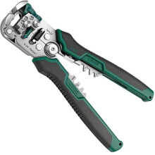 2-in-1 Wire Stripper and Crimper Pliers Automatic Cable Peeler for Electrical Terminal Tasks