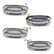1set Door Handles 15034985 15034986 15107655 15107656 for Sierra Leone Tahoe Models From 2007-2013