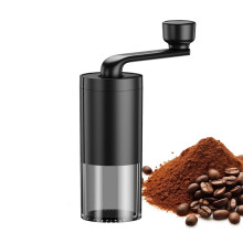 Hand Coffee Grinder with Ceramic Grinding Core Black Adjustable Grind Setting for Espresso to French Press Easy