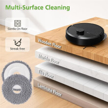 10-Pack Dweilpads Compatibel met voor 505X, 405/505 Combo 507/4020 Microvezel Vacuüm-Moppads