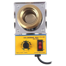 150-W-Lötbad mit Schmelzfunktion, Temperaturregelung, Löt- und Entlötbad 100-550 C + Universaladapter (EU-Stecker)