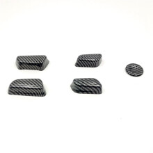 Adjustment Button Decor Cover Car Interior Accessories for Highlander XU70 2020-2025 Carbon Fiber