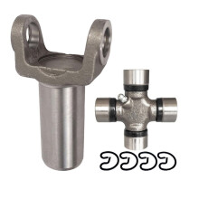Transmission 2-3-10431X Slip Yoke & 5-153X U-Joint Kit for Turbo 400, TH400, MUNCIE 4L80E SUPER T10