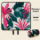 Manta de Piquenique Dobrável Extra  de 78x78 Polegadas com Design Acolchoado Macio, Estampa Floral e de Frutas, e Alça para Transporte. 3