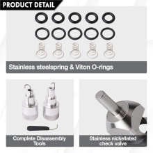Check Valve Repair Tools Kit MC400 MC300 for Davidson EFI Fuel System 2001-2025 Fuel Disconnect,Rebuild Tool
