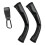 Stroller Accessories, PU Leather Bumper Bar Cover Universal Protective Cover, Armrest Handle Covers with Hooks 1