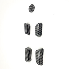 Adjustment Button Decor Cover Car Interior Accessories for Highlander XU70 2020-2025 Carbon Fiber