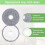 32pcs Replacement Parts Accessories Kit for    505 Combo 405 Combo Robot Vacuum Cleaner 2