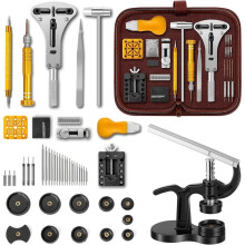 Horlogereparatieset, Horlogepersgereedschap 154-Delig, Professionele Horlogelinkverwijderingsset, Horlogebatterijvervangingsset