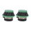 Motorcycle Air Filter (Green for 47cc/49cc  Motorcycles Inlet Size: 42mm 1