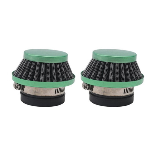 Motorcycle Air Filter (Green for 47cc/49cc  Motorcycles Inlet Size: 42mm
