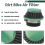 Motorcycle Air Filter (Green for 47cc/49cc  Motorcycles Inlet Size: 42mm 6