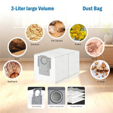 Replacement Parts for Qrevo S Pro, QV 35A, QV 35S Robot Vacuum Main Side Brush Filter Mop Dust Bag 27pcs
