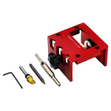 Schlagschloss- und Schließblech-Frässchablone für die Oberfräse, Türschlosslehre für 1-3/8" & 1-3/4" Dicke Holztüren