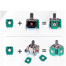 50 Stück/Los ALPS für PS5 Joystick-Achsen-Potentiometer 3D Analogstick-Button-Sensor -Schalter Ersatz