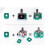 50pcs/Lot ALPS for PS5 Joystick Axis Potentiometer 3D Analog Stick Button Sensor Micro   Replacement 1