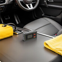 Automotive Battery Voltage Meter and Digital Battery Tester Tool 12v/24v with USB Fast Charging Support Multi-Protocol