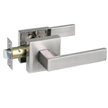 Heavy Duty Door Lever Door Lock Square Door Handle Privacy Door Levers, for Bed and Bath Room Keyless Interior Handles