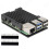 For Raspberry Pi 5 Aluminum Case Passive Cooling Heatsink Shell with Thermal Tapes GPIO Header Access 1