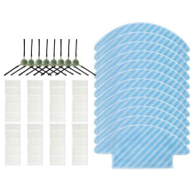 Compatible for M210/ M210S/ M210B/ M213 , OKP Life/ / K3/ K3A/ K4/ K5 Side Brush Filter Mop Cloth Parts 28pcs