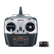 Radiolink Transmissor T8FB 8CH 2.4GHz com Receptor R8EF FHSS Alcance de 2000m SBUS/PWM para Drone, Avião RC, Carro e - Versão Direita