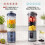 18oz Blender Cup Replacement for  Blast BC100/BC151,Blending Vessel Cups with Vessel Caps,Sip Lids and Carry Handle 3