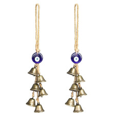 2 Campanelli Stregati per Protezione Della Maniglia Della Porta, Decorazioni Wicca Stregate, Forniture per Stregoneria per Decorazione Boho di Casa e
