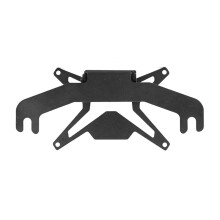 Hochklappbare Frontkennzeichenhalterung 10" Schwerlast-Seilwindenplattenhalterung für Pickup-Trucks, SUVs, Wohnmobile und Geländefahrzeuge
