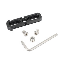 68mm Quick Release NATO Rail with Mount & 1/4" Female to 3/8" Male Adapter Aluminum Camera Cage Extension