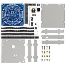 Multifunctional Digital Clock DIY Soldering Kit, & Temperature Display Auto-Dimming Electronic Clock for Beginners