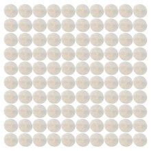 Perlmuttmuscheln - 100 Stück 1-Zoll-Runde Muscheln mit Löchern, Poliert, Natürlich, für Bastelarbeiten, Schmuckherstellung, DIY