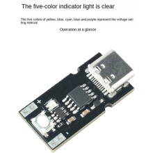 Type-C PD QC 5V 9V 12V 15V 20V Fast Charge Trigger Polling Detector USB Boost Power Supply Change Module Charger Board