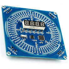 DIY Digital Clock Soldering Kit for Beginners, Multifunction Temp Display Auto-Dimming Electronic Clock