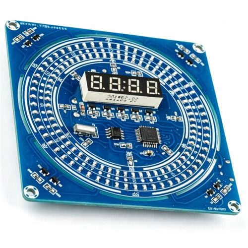 DIY Digital Clock Soldering Kit for Beginners, Multifunction  Temp Display Auto-Dimming Electronic Clock