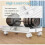 Adjustable Mobile Computer  Stand, Ventilated CPU Stand with Locking Caster Wheels, Fits Most Computer Towers 1