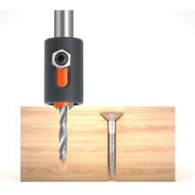 Countersink Drill Bit Limit Drilling Depth Woodworking 5PCS Set 10mm Shank Screw Extractor Demolition Wood Drilling