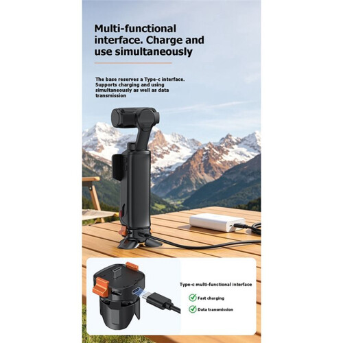Magnetic Charging Bracket Tripod for   Ultra Camera Auto Open & Close Desktop Stand Adjustable Secure Mount 1