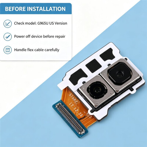 Back Facing Camera Module for  S9+ G965U US Version, Replacement Rear Camera