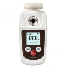 Digital Coffee Concentration Refractometer 0-22% Range Temperature Compensation Handheld Coffee Tester for Home Cafe Use