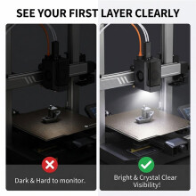 Voor voor Kobra 3 Extruder Lichtplaat 3D-Printer Handige Print-LED-Lichtplaat voor Kobra 3 3D-Printeronderdelen
