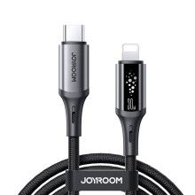 Joyroom S-A60 Pikalatauskaapeli USB-C - Lightning 30W - 1.2 M, Musta